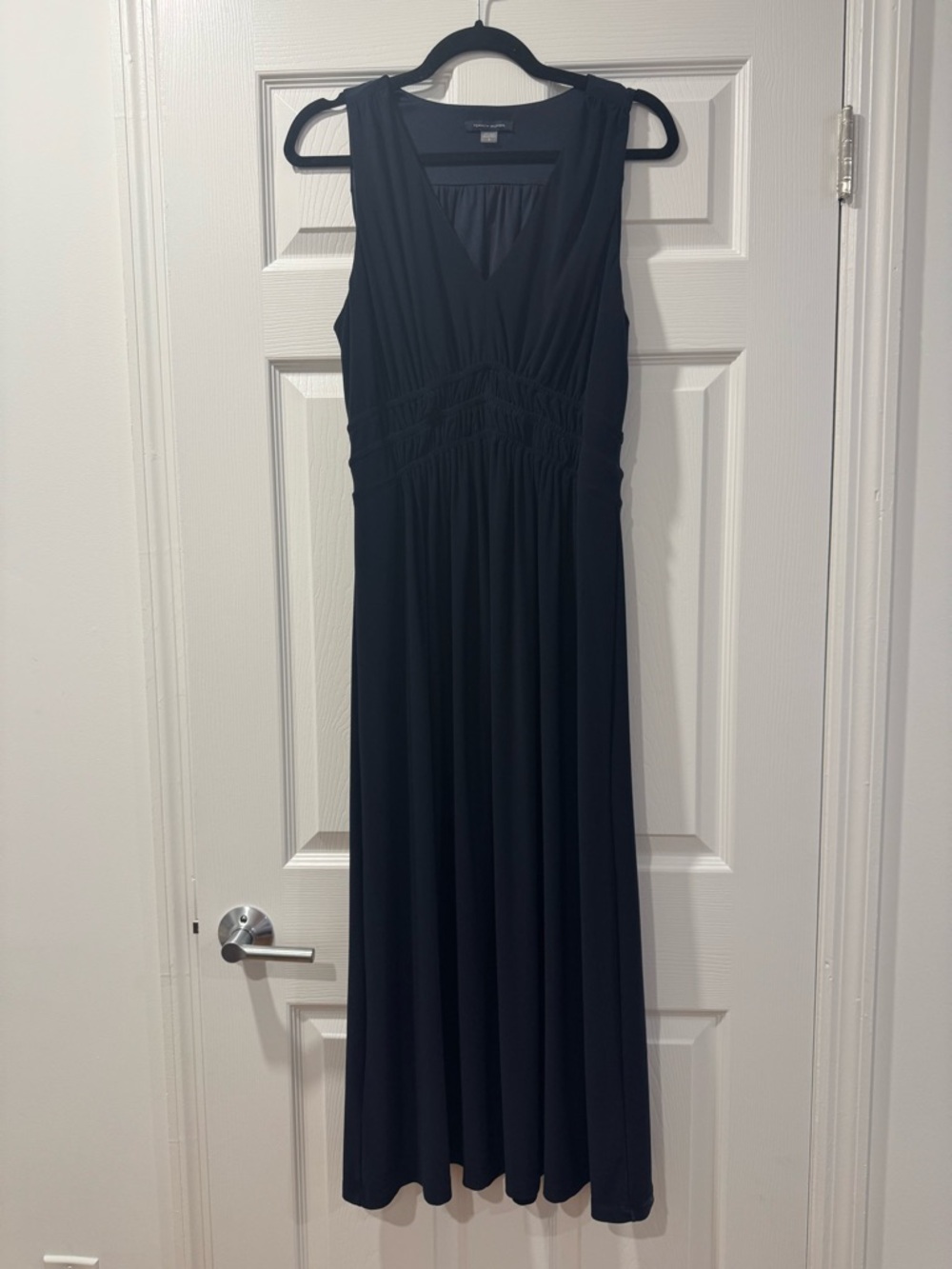Classic Navy Sleeveless Maxi Dress - Elegant Everyday Style